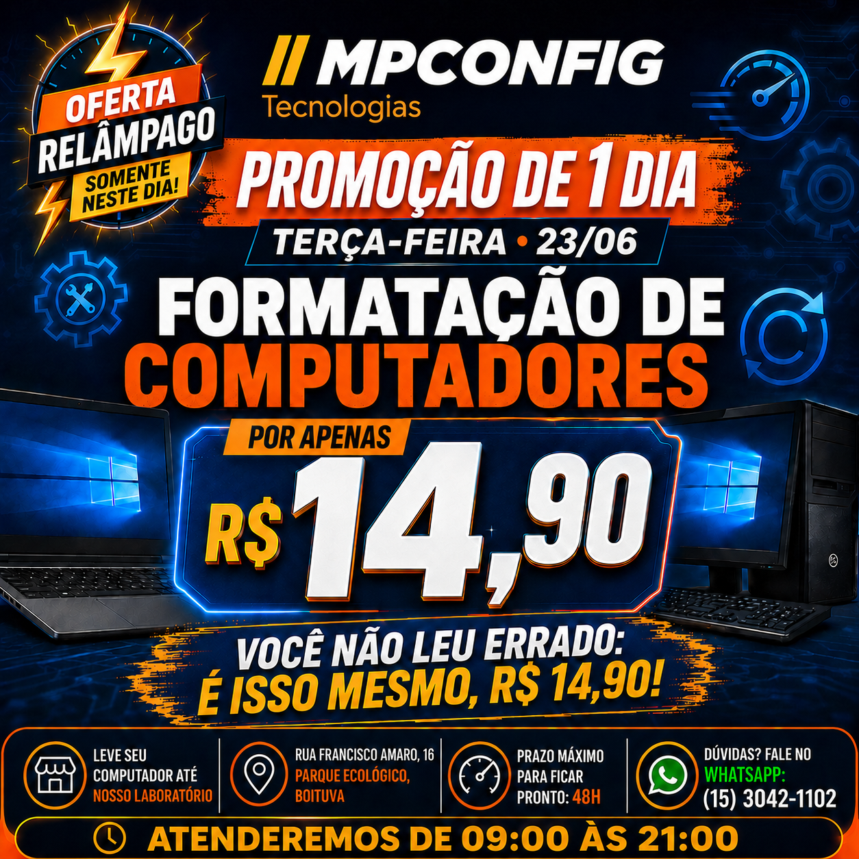 Campanha MPConfig Tecnologias